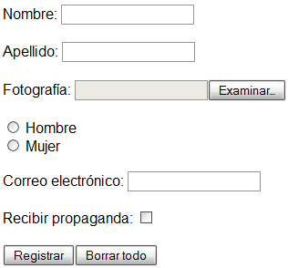 Formulario avanzado con etiquetas y mas tipos de campos